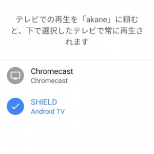 Googleアシスタントの「デフォルトのテレビ」設定でCastデバイスの操作が楽に