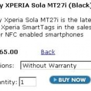 SIMフリーのXperia sola MT27iが香港で発売中