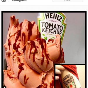 ケチャップが好きすぎるエド・シーランのためにケチャップ味のアイスクリーム誕生
