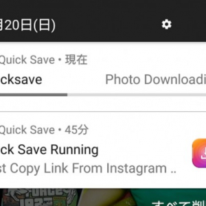 QuickSave : Instagramに投稿した写真や動画をダウンロードできる