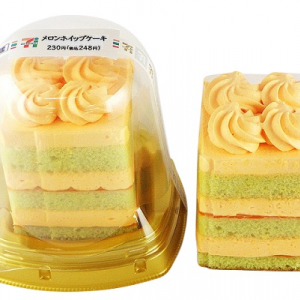 贅沢な口どけ♪ セブン「メロンホイップケーキ」関東一部で新発売