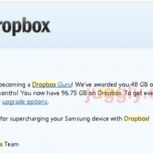 SamsungとDropbox、Galaxy S III以外の機種購入者にも50GBのストレージを無料提供