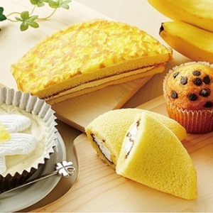 ローソンストア100「バナナフェア」開催！パンケーキ、オムレット、シフォンなど全7品♪
