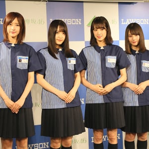 ローソン×欅坂46キャンペーン開催、菅井友香はスピードくじで「自分のを引きたい」