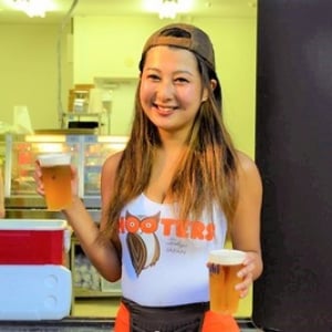 【裏わっきーＴＶ】＃３０　まさに楽園！HOOTERSアトレ亀戸ビアガーデン