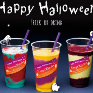 ハロウィンカラーが楽しい♩ハニーズキッチンに期間限定スムージー「TRICK OR DRINK」が登場！