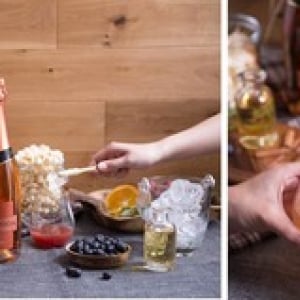 氷を入れて楽しむ新感覚のスパークリングワイン「CHANDON PASSON」で、女子会やホームパーティにぴったりのDIYカクテルを作ってみよう