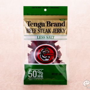 塩分は減っても味はそのまま！新商品『テング ビーフステーキジャーキー 50%減塩』は健康系おつまみにぴったり！