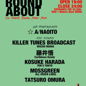 ☆.A/NAOITOらが出演、12/4にNOS EBISUにて【TOKYO ROUND ABOUT】開催