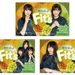 欅坂46×ガム『Fit’s』、メンバーデザインで全国発売