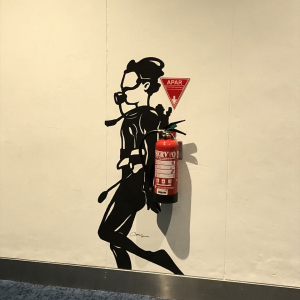 遊びゴコロあふれる、ジャカルタ空港の壁画【編集部ブログ】