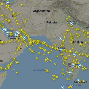 パキスタン上空にバリアが張られる　弾き返されたり超絶迂回する飛行機が続出