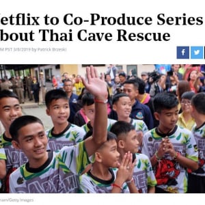 『Netflix』がタイ洞窟の少年救出劇を配信へ　映画『クレイジー・リッチ!』を手掛けたSK Global Entertainmentと共同制作