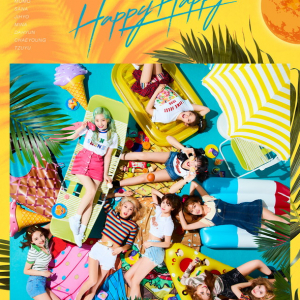 TWICE、爽やかな夏の昼『HAPPY HAPPY』＆クールな夏の夜『Breakthrough』ジャケット写真を公開