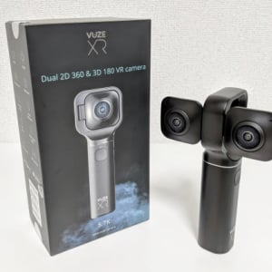 3D 180度と2D 360度の動画を撮影できる「Vuze XR Dual VR Camera」のレビュー