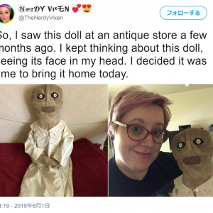 アンティークショップで買ったばかりの人形“アビゲイル”が一躍ネット上で有名人に　人形＝不気味という固定観念は強いようで