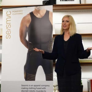Seismic社の人工筋肉内蔵ウェア『Powered Clothing』が二子玉川蔦屋家電“Tech Front”で展示を開始
