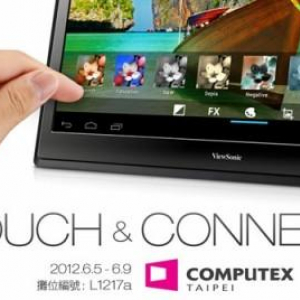 ViewSonic、22インチの大型Android 4.0タブレット（モニタ）をComputex 2012で発表