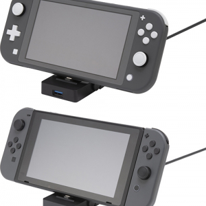 Nintendo Switch/Switch Liteを充電しながらUSB機器を有線接続　サイバーガジェットがUSBポート付き充電スタンドを発売