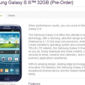 Galaxy S III、カナダでは6月20日に発売、Sandpragon S4と2GB RAMを搭載