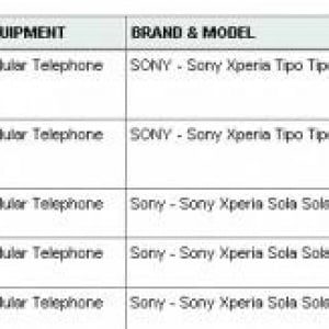 Sony Mobile ST21iの製品名は「Xperia Tipo」