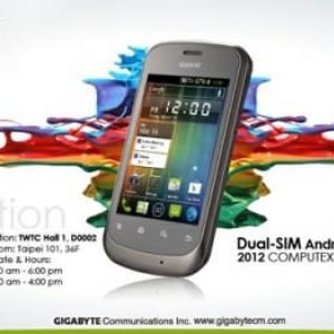 GIGABYTE、デュアルSIM対応のAndroid 4.0搭載スマートフォン「GSmart G1342 」と「GSmart G1362」をComputex 2012で発表