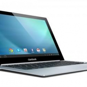 多くのAndroid 4.0スマートフォンに対応するノートPC型モニタドック「Clambook」