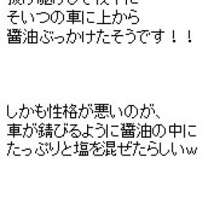 駐車を通報された女子大生「彼氏が通報者の車に醤油かけて仕返しした」