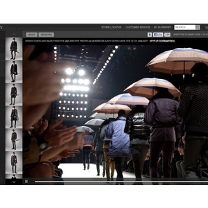 バーバリー、メンズコレクションのライブストリーミングを実施