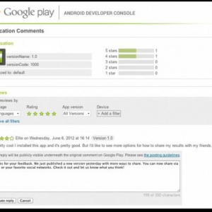 Google、Google Playストアのユーザレビューにコメントする機能をアプリ開発者向けに提供
