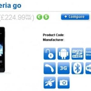 Xperia go、英Cloveには来週入荷