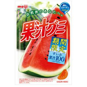 果汁グミに“すいか”が夏季限定で登場