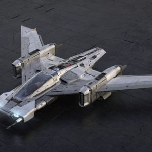 ポルシェとルーカスフィルムのデザイナーがコラボした宇宙船「Tri-Wing S-91x Pegasus Starfighter」