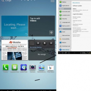 Galaxy Tab Plus（GT-P6200）のAndroid 4.0アップグレードが開始