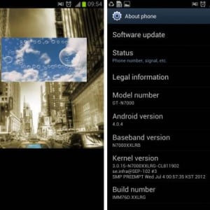 ドイツでGalaxy Note GT-N7000のAndroid 4.0.4アップデートが開始、動画のポップアッププレイ機能や署名アンロック機能が追加