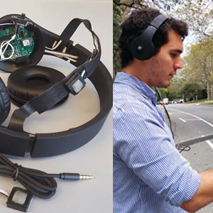 聴き歩き中に危険を知らせるスマート・ヘッドフォンを米大学が開発