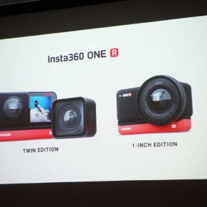 広角撮影も360°撮影もこの1台で　レンズやディスプレイのモジュールが脱着可能なアクションカメラ「Insta360 ONE R」を発表