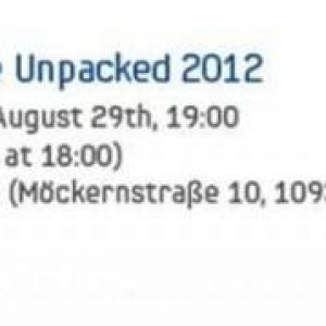 Samsung、8月29日にベルリンで新製品発表イベント「Samsung Mobile Unpacked 2012」を開催、招待状をマスコミに送付中