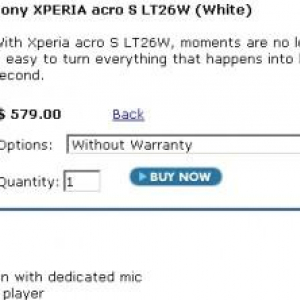 Xperia acro S LT26wが香港で発売