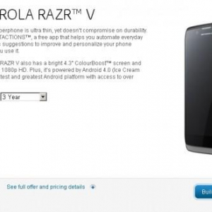 カナダでMotorola RAZRスマートフォン新モデル「RAZR V」が発売