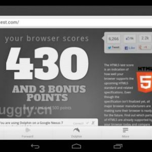 Dolphin Browser Betaがv1.0.4にアップデート、Jelly Beanをサポート