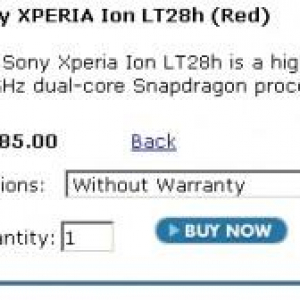 Xperia ion LT28hが1shopmobile.comに入荷