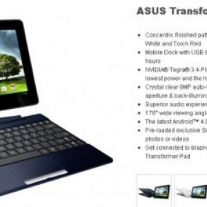 ASUS Transformer Pad TF300TL（LTE対応モデル）、ドイツでは8月中旬に発売予定