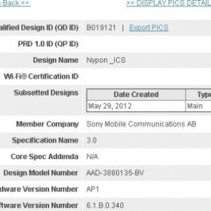 Android 4.0版Xperia P（Nypon_ICS）がBluetooth SIGの認証を取得