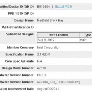 Android 4.0を搭載したOrange San DiegoがBluetooth SIGの認証を取得