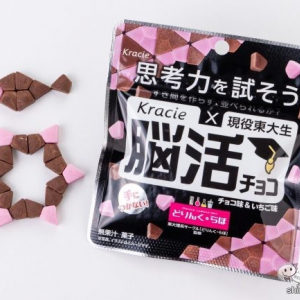 食べるためには謎を解け！『思考力を試そう　現役東大生×Kracie　脳活チョコ』は大人もハマる知育菓子！