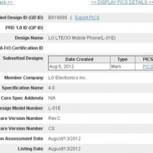 LGのNTTドコモ向けLTE対応モデル「L-01E」がBluetooth SIGの認証を取得