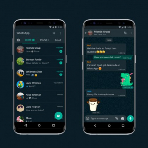 WhatsAppのアプリがようやくダークモードに対応