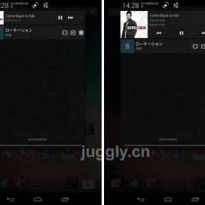 Google Play Musicの公式Androidアプリがv4.3.609にアップデート、一部のGoogle TV製品をサポート、Jelly Beanで通知パネルのショートカットが展開可能に