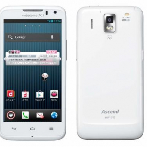 NTTドコモ、初のHuawei製スマートフォン『Ascend HW-01E』を発表